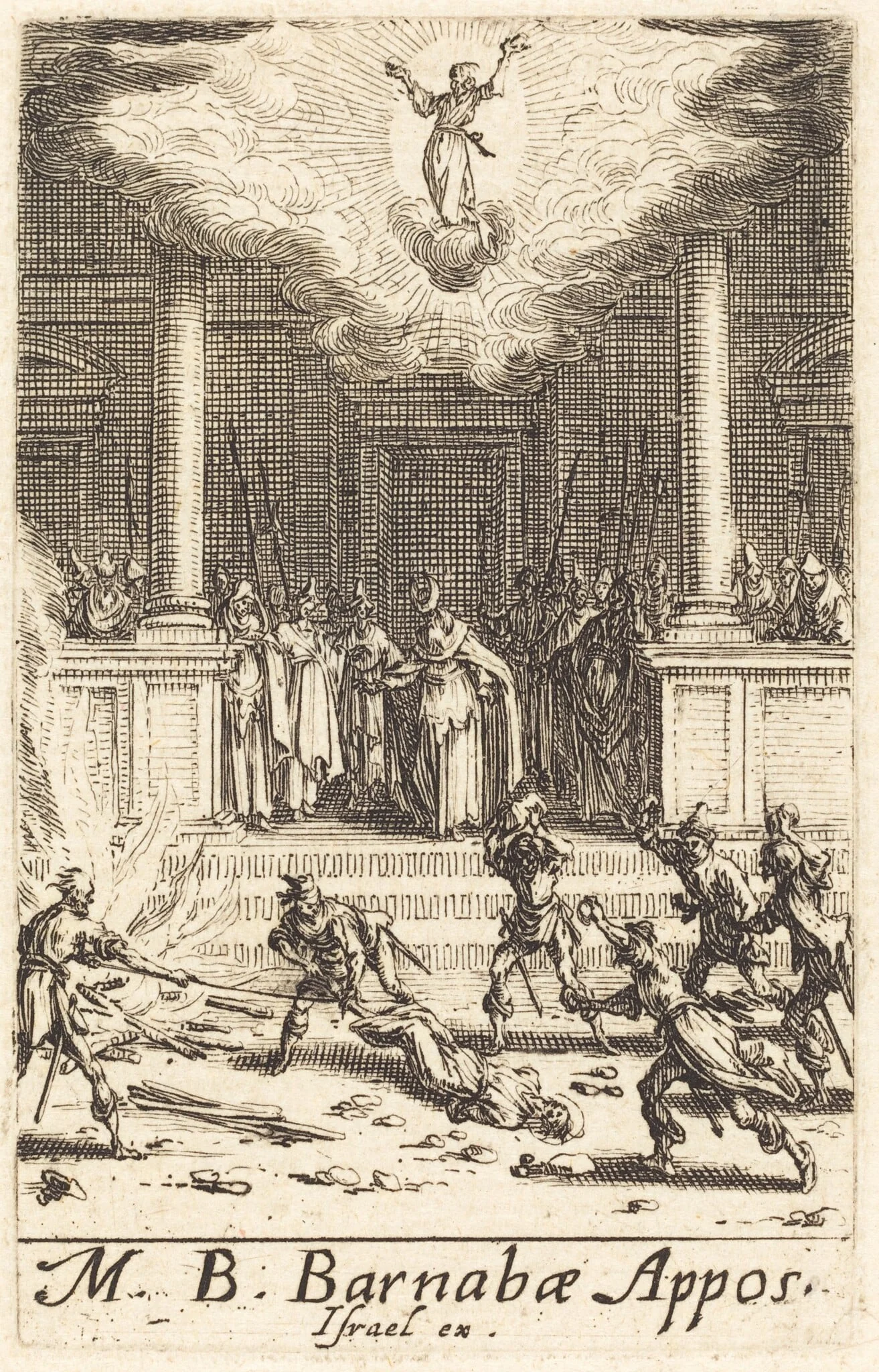 The Martyrdom of Saint Barnabas, detail