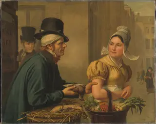 The Poultryman, by Ignace Brice, unspecified, 1827