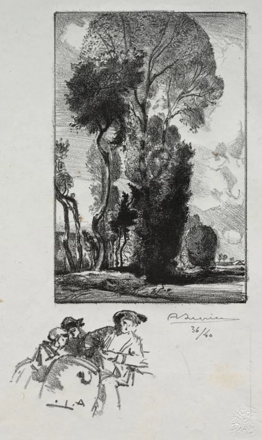 Le Bocage, detail