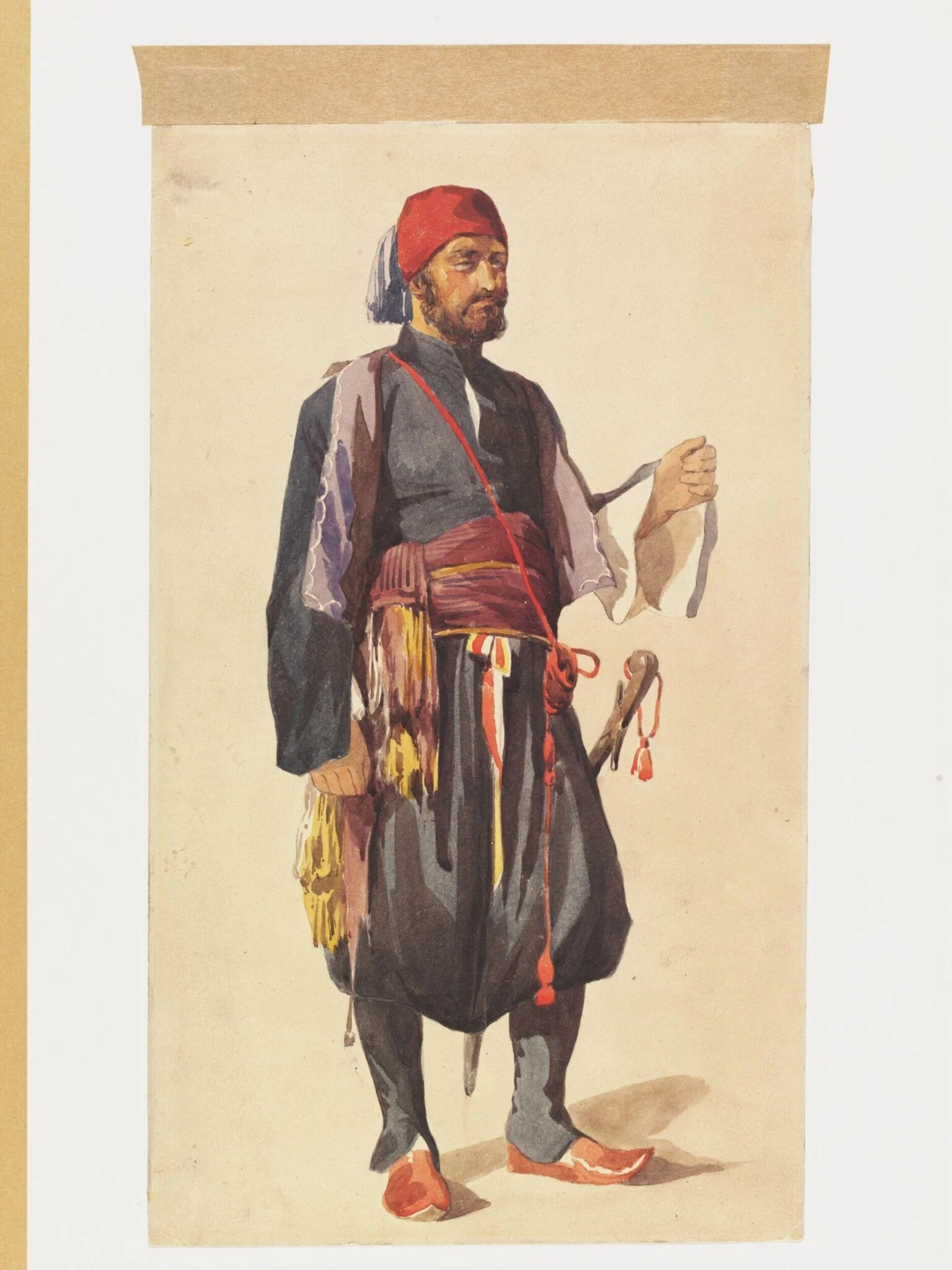 Officer, possibly a Spahi, detail