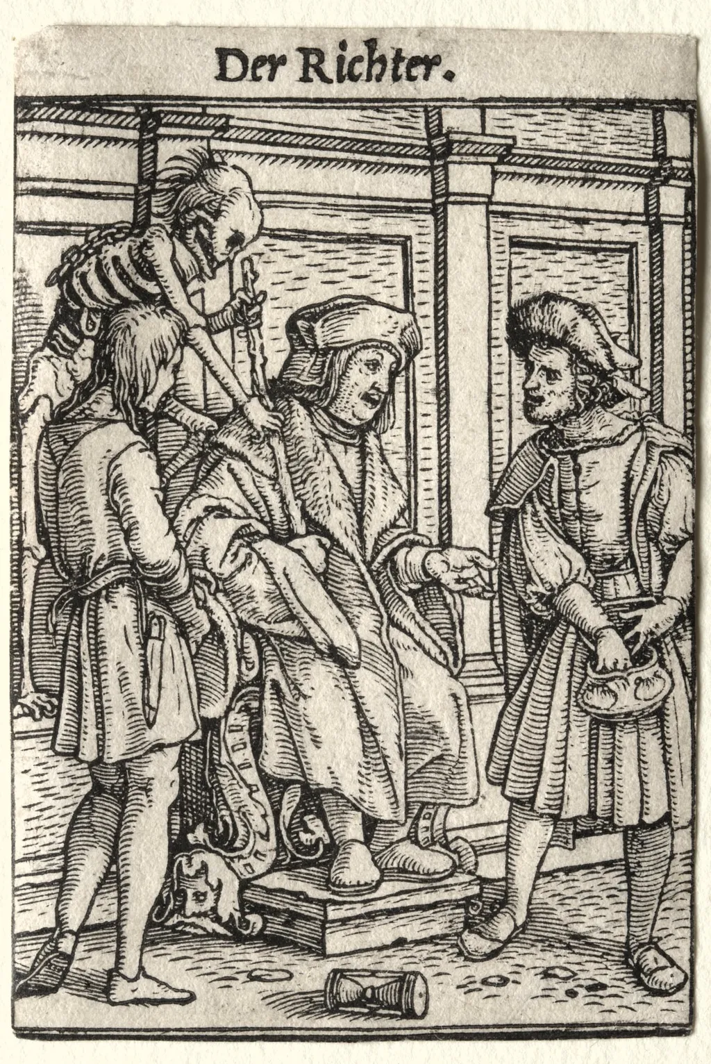Dance of Death:  The Judge, by Hans Holbein the Younger, 1526