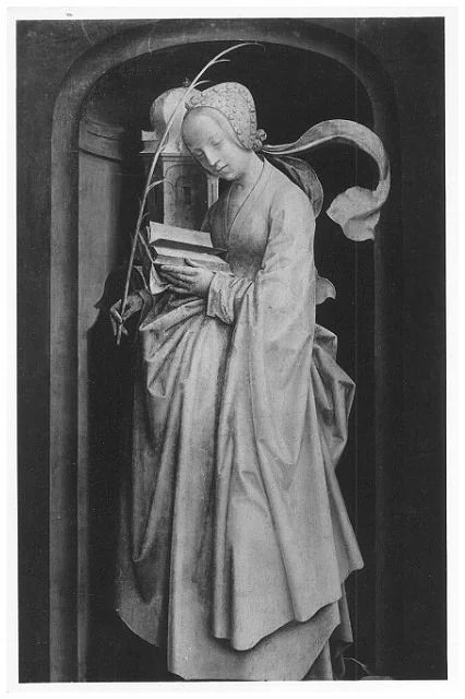 Saint Barbara from Nicodemia, detail
