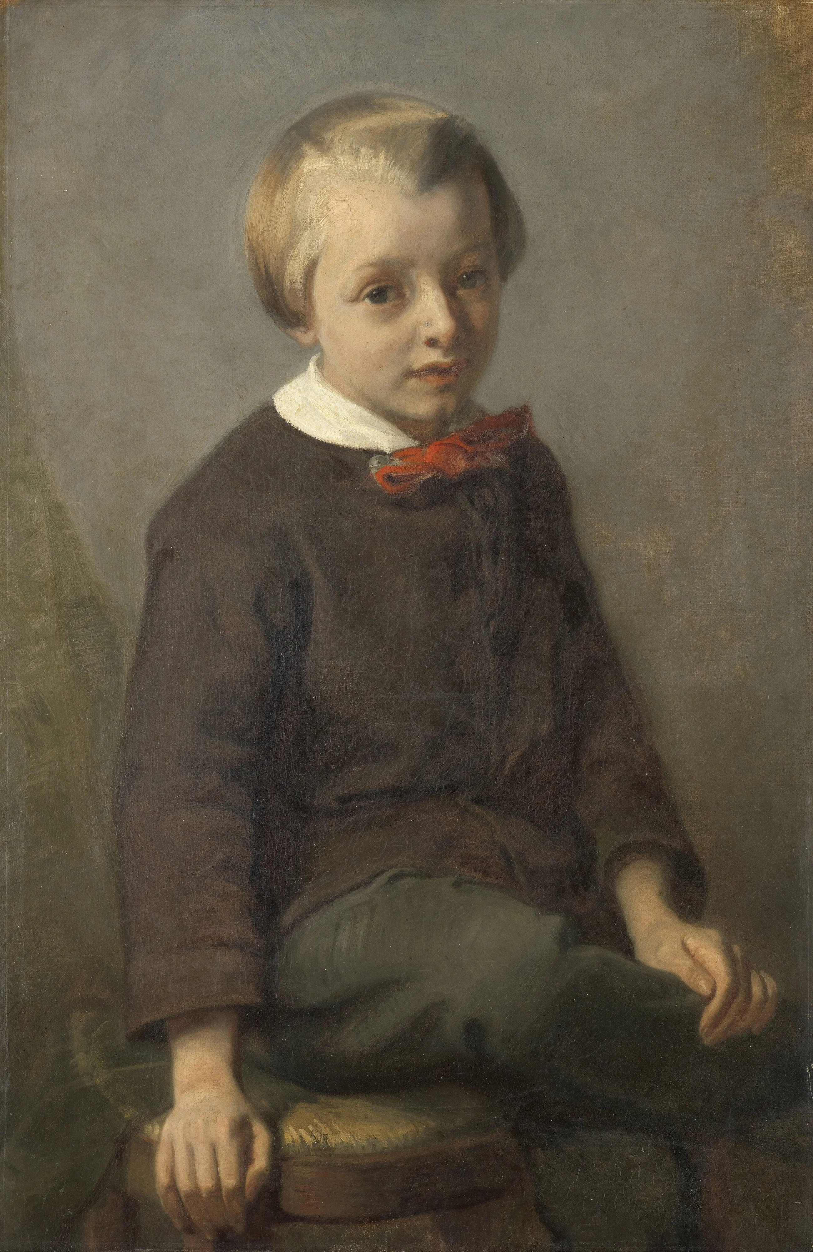 Portrait of a Boy, detail