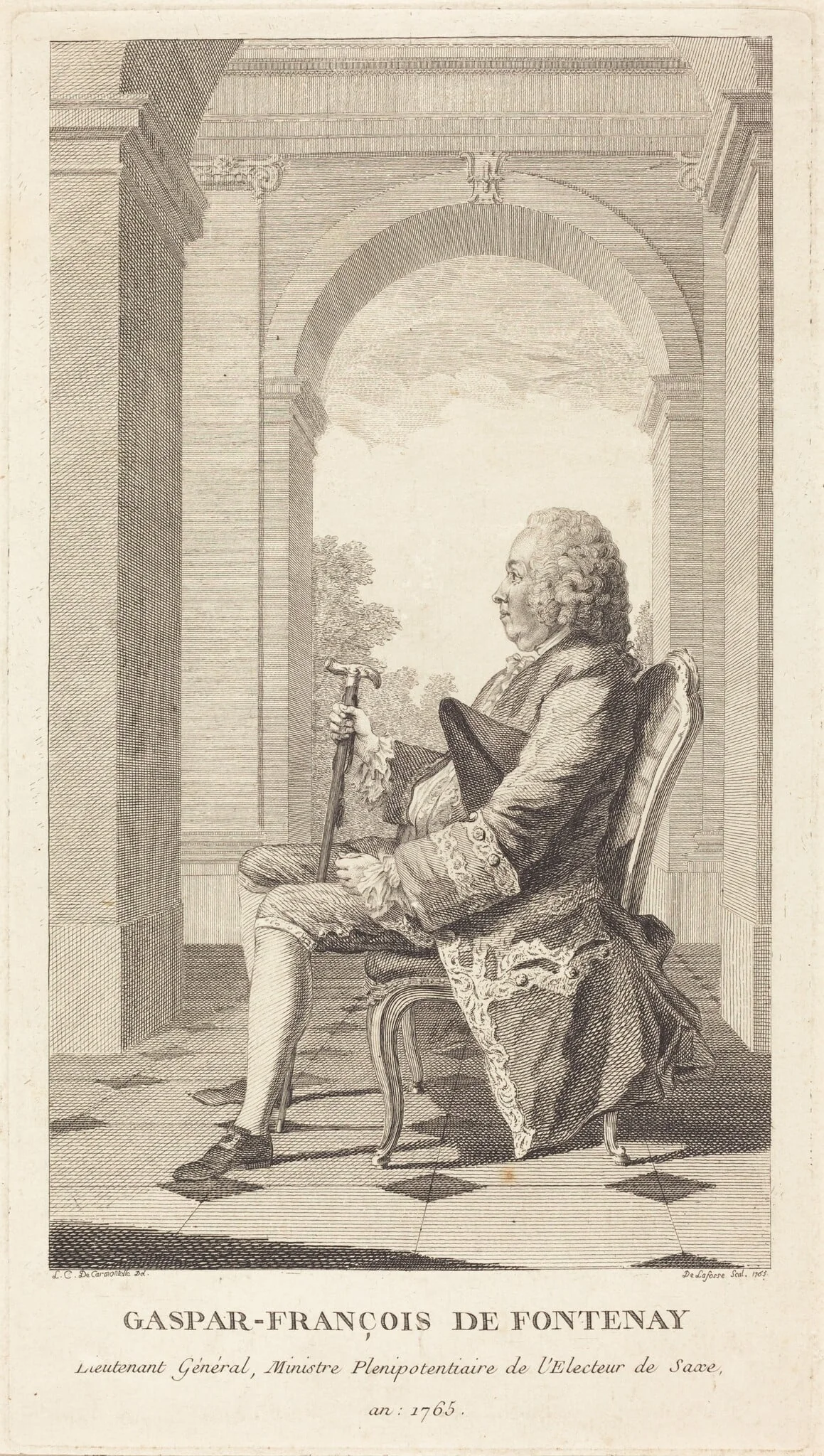 Gaspar-François de Fontenay, detail