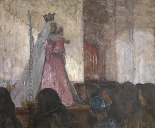 The Virgin, by Felix Gogo, oil, 1922