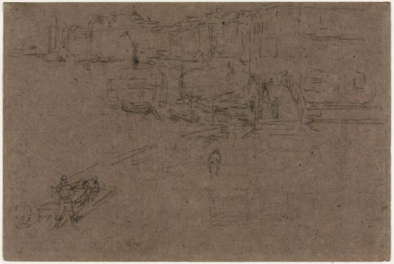 The Riva, Venice, detail