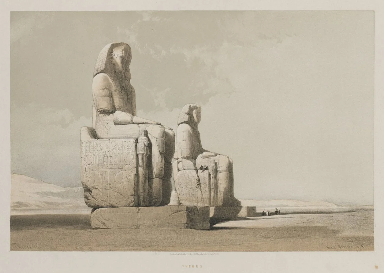 Egypt and Nubia, Volume I: Thebes, detail