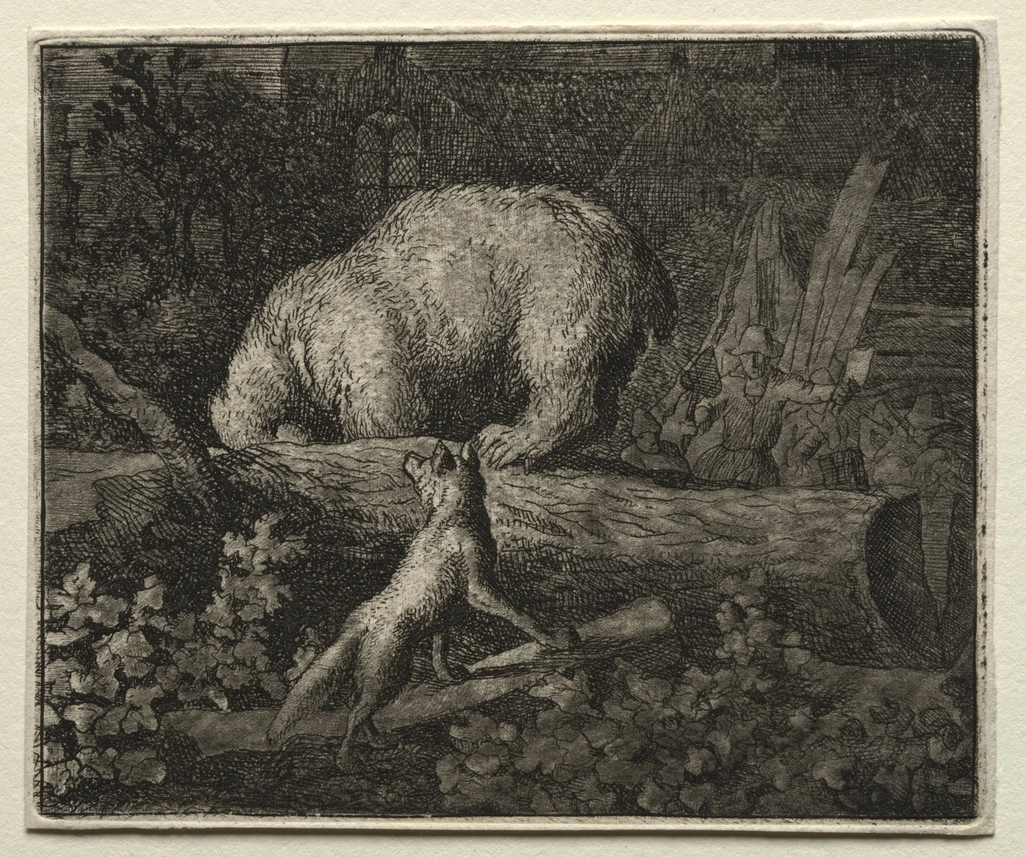 Reynard the Fox: Trapping the Bear, detail