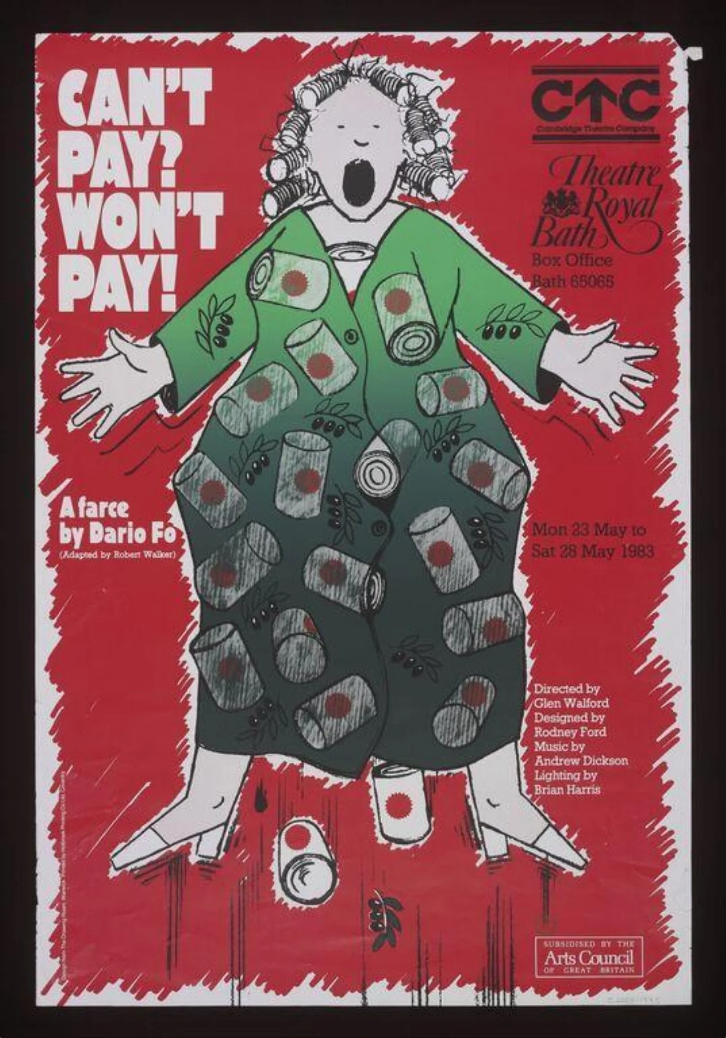 Theatre Royal Bath poster, detail