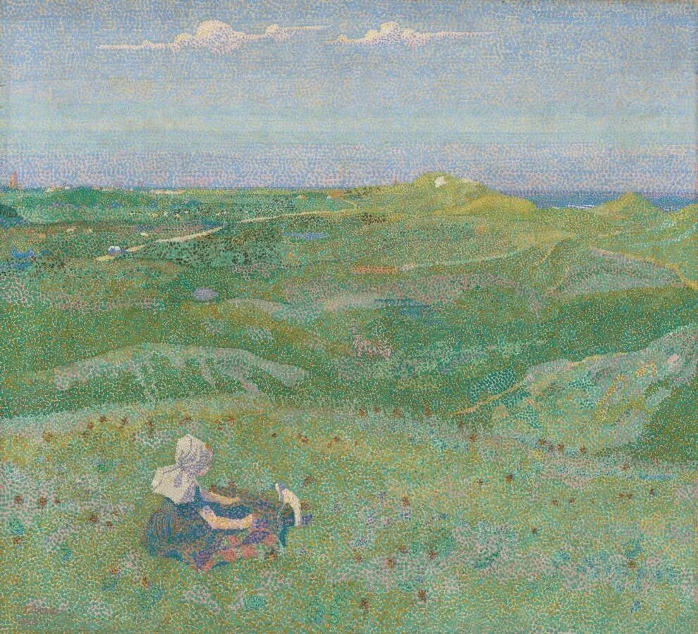 In de duinen, detail