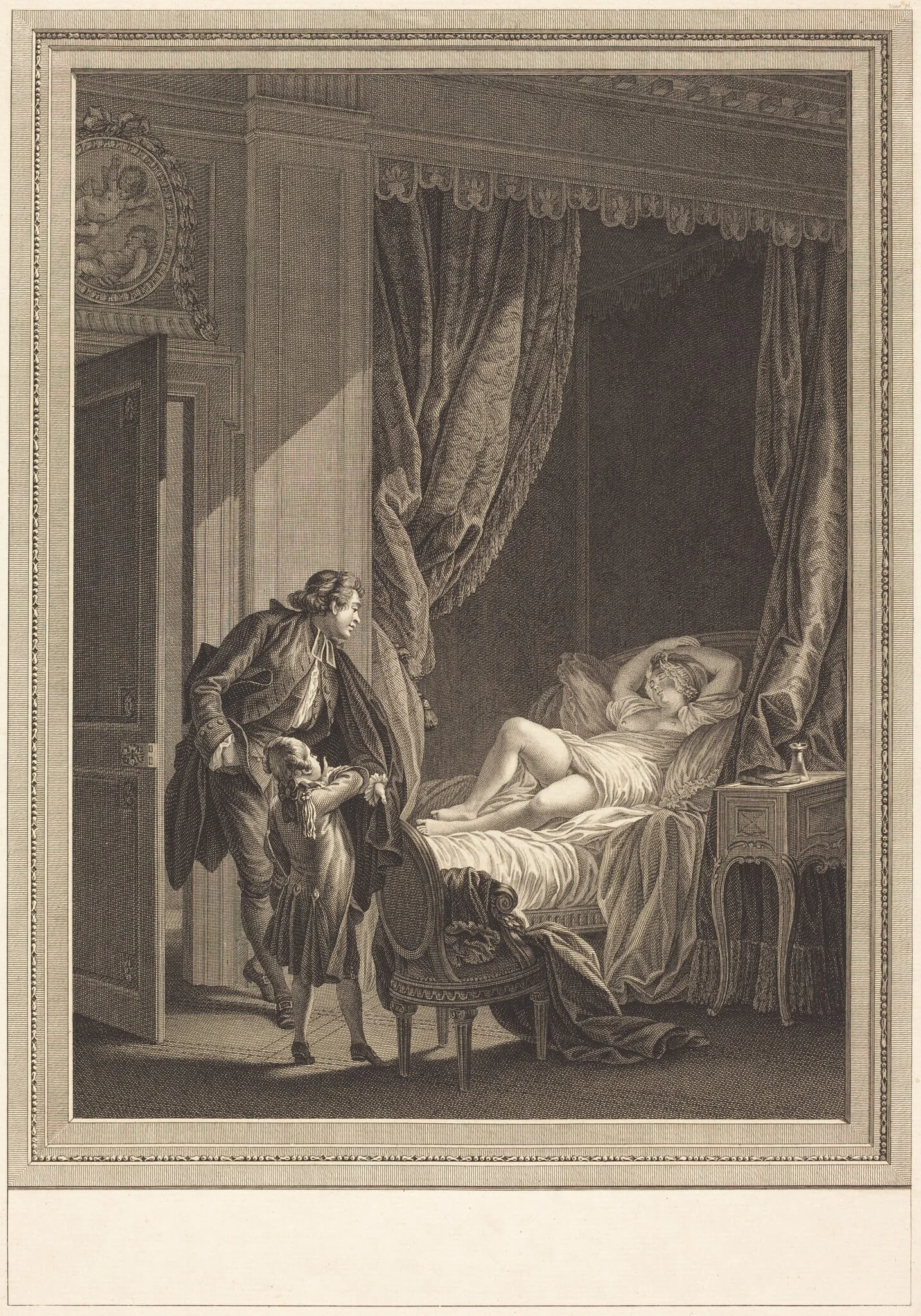 Le matin, detail