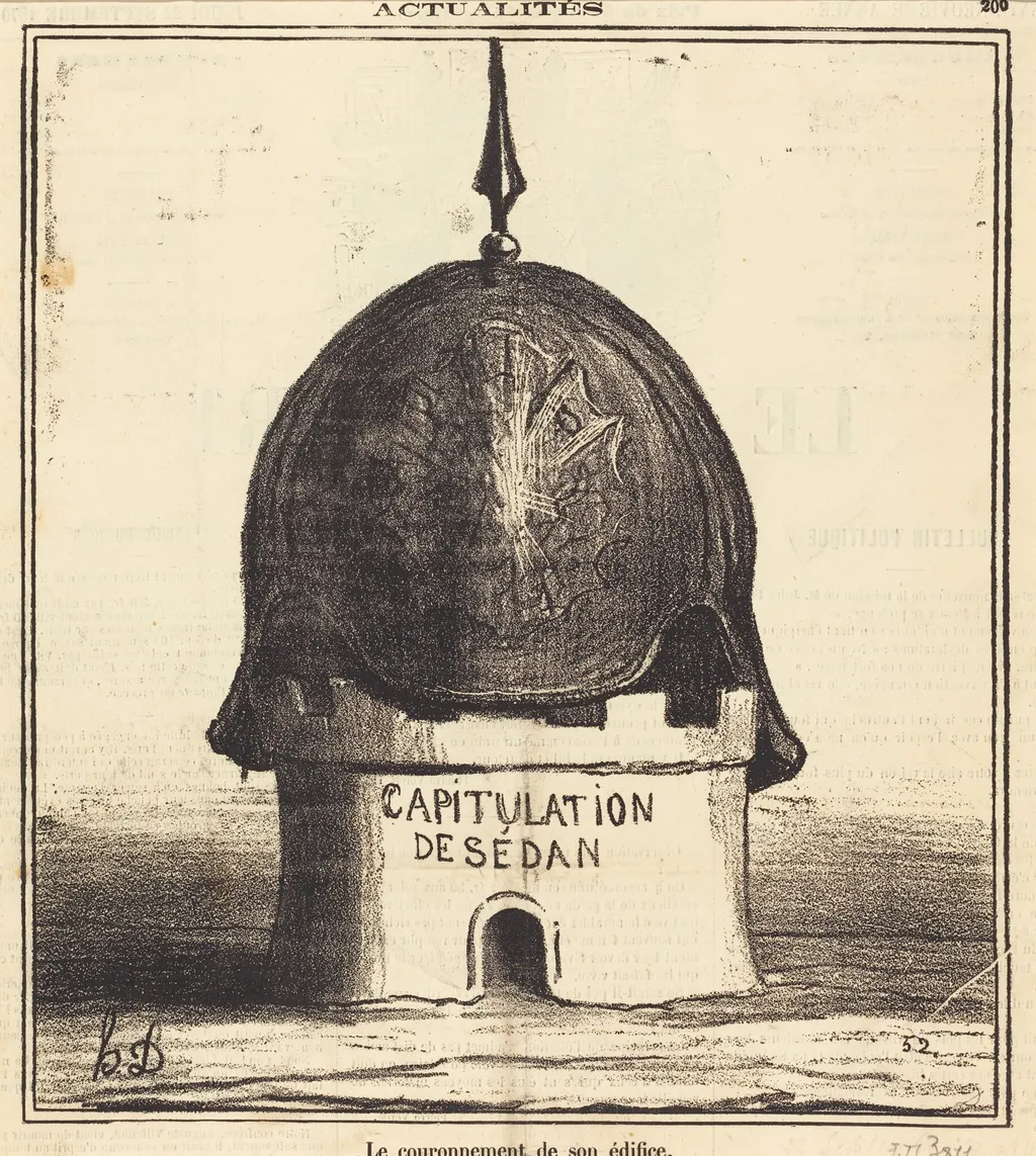 Le couronnement de son édifice, by Honoré Daumier, 1870