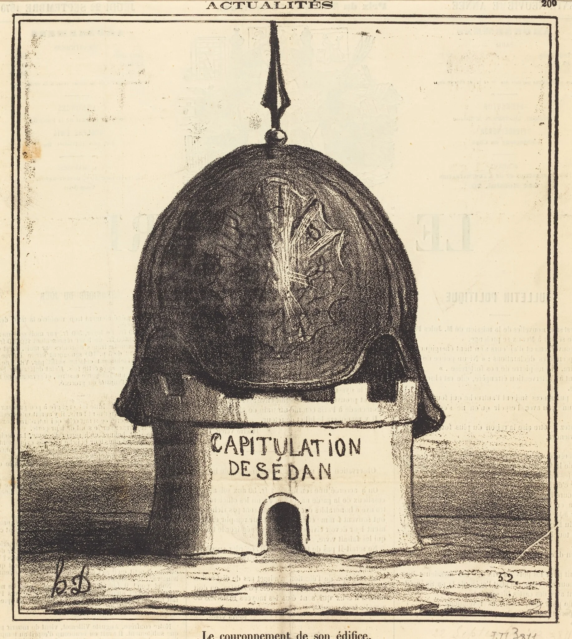 Le couronnement de son édifice, detail