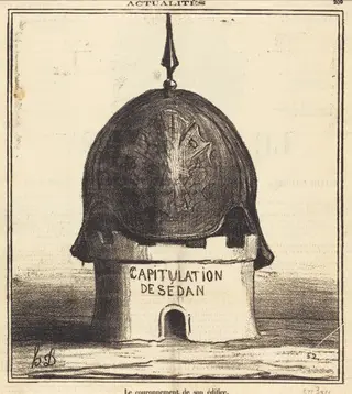 Le couronnement de son édifice, by Honoré Daumier, 1870