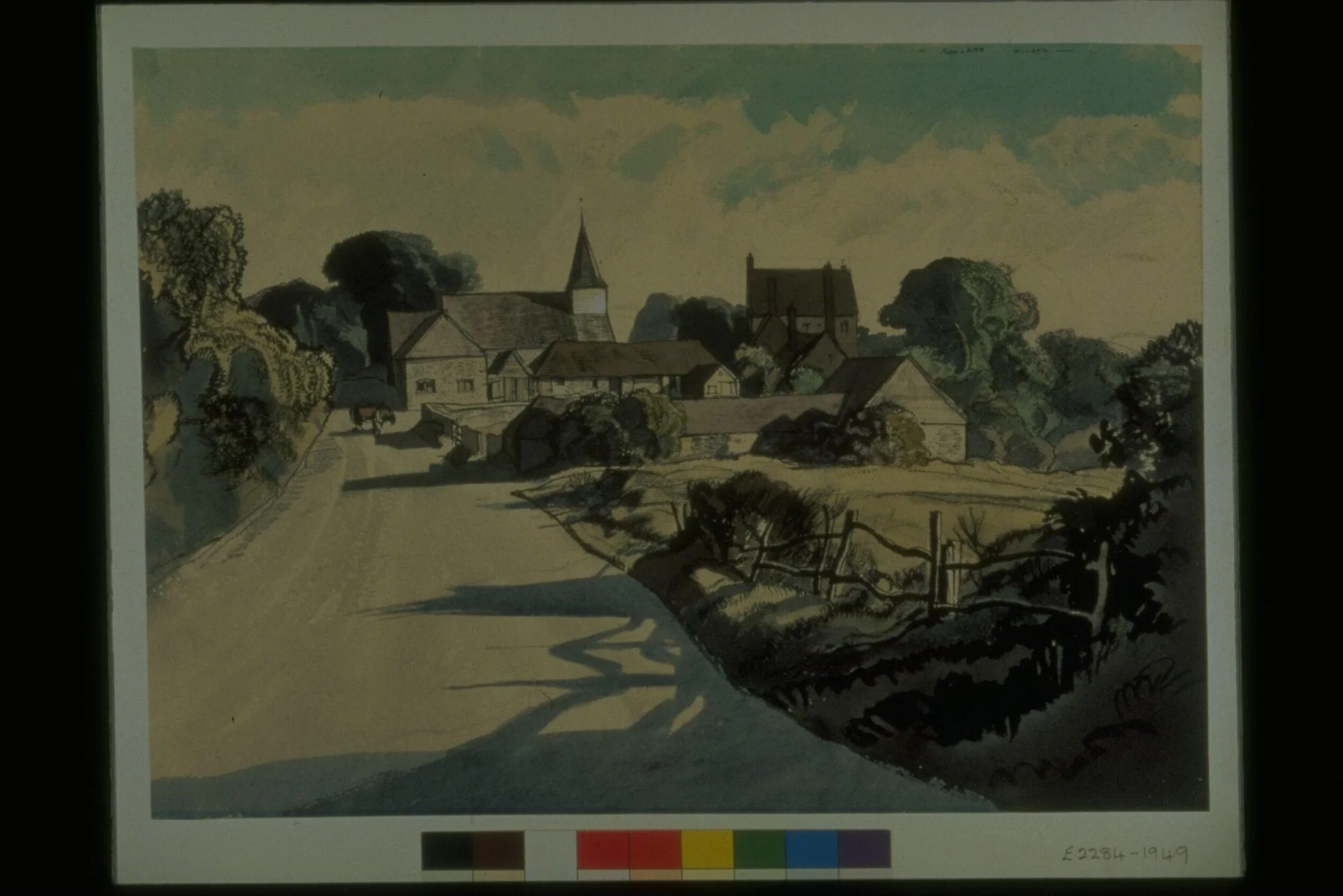 Litlington in the Cuckmere Valley, Sussex, detail