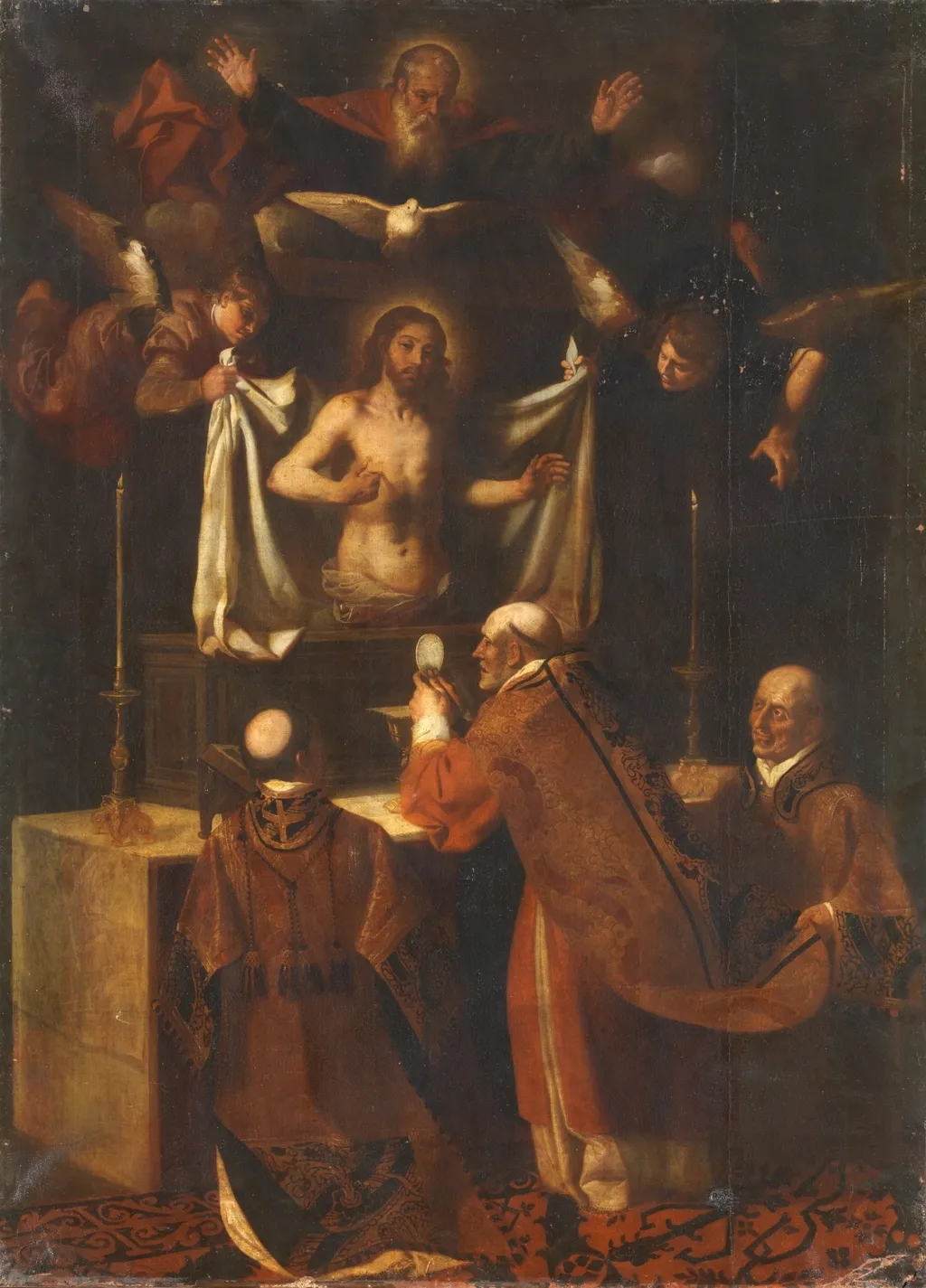 Mass of Saint Gregory, by Jerónimo Jacinto de Espinosa, oil, 1601