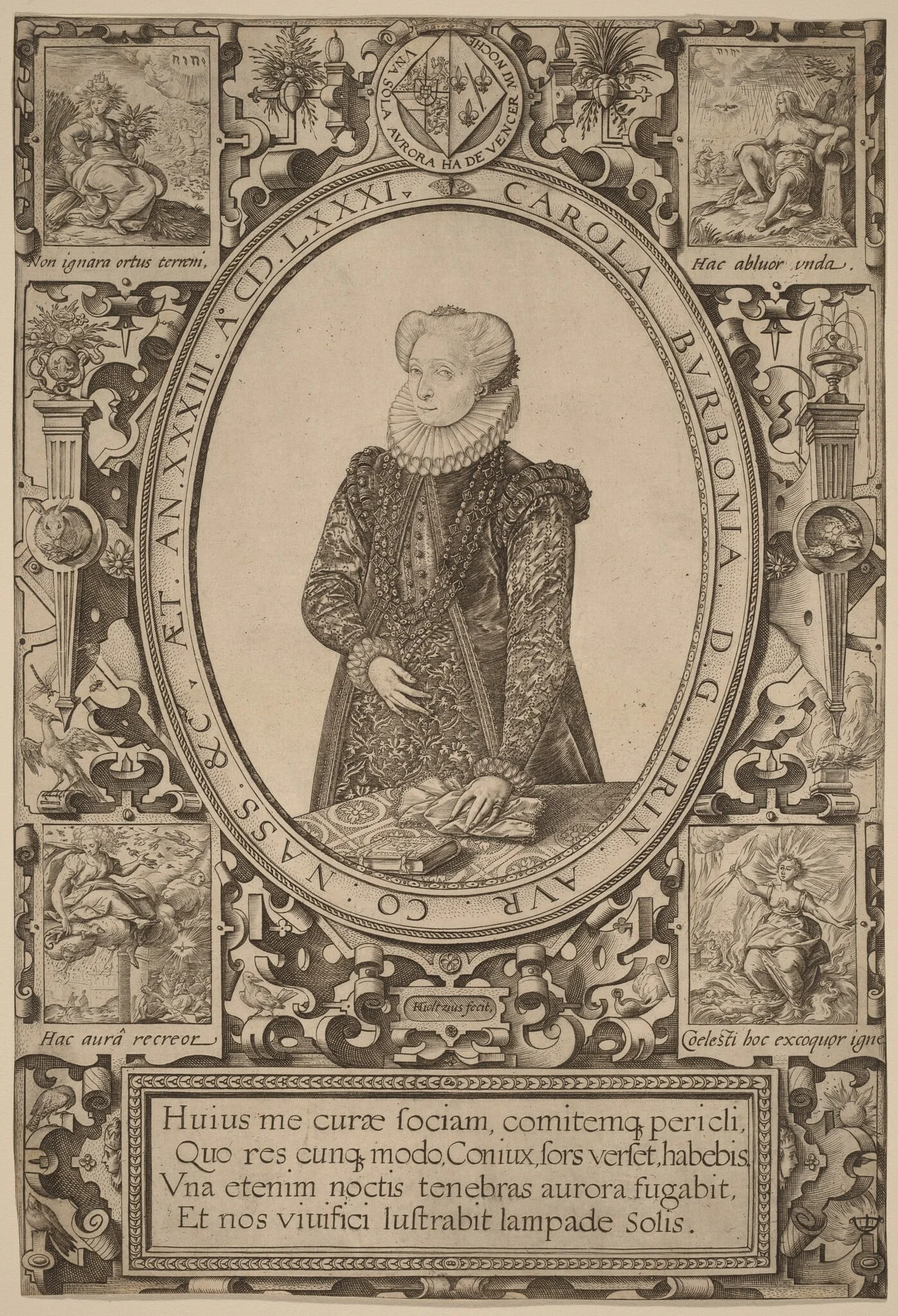Charlotte of Bourbon, detail