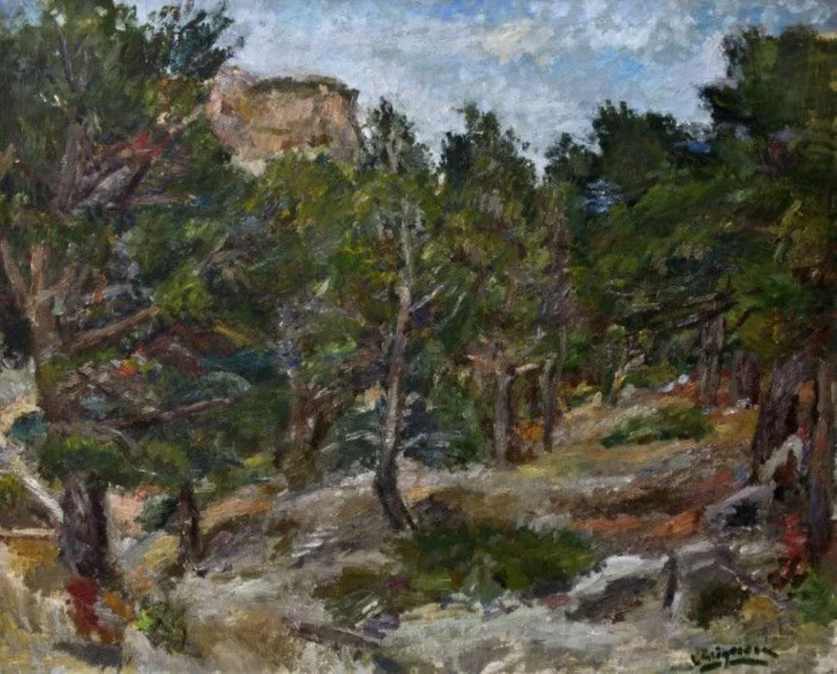 Peisaj din Cassis, detail