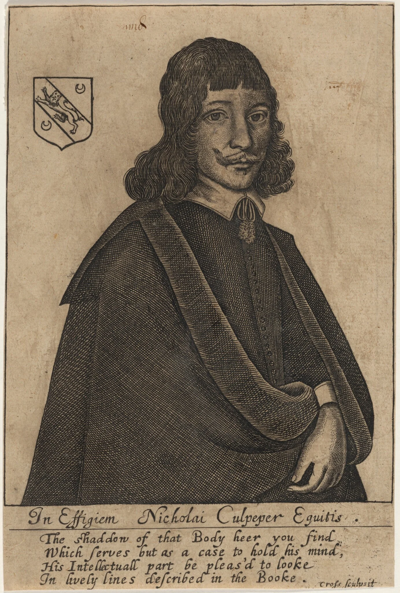 Nicholai Culpeper, Equitus, detail