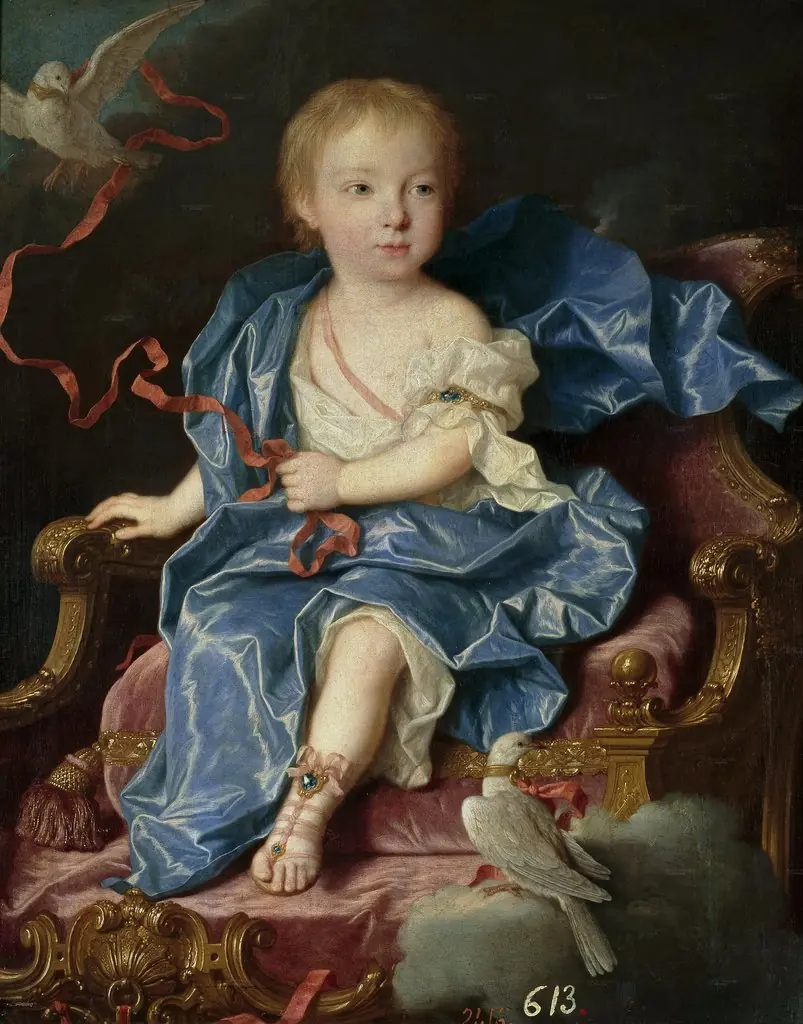 Maria Antonia of Spain, by Jean Ranc, oil, 1731