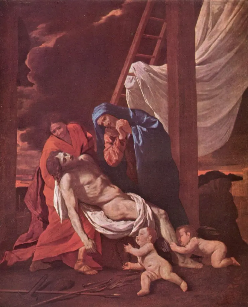 Descent from the Cross, by Nicolas Poussin, oil, 1630
