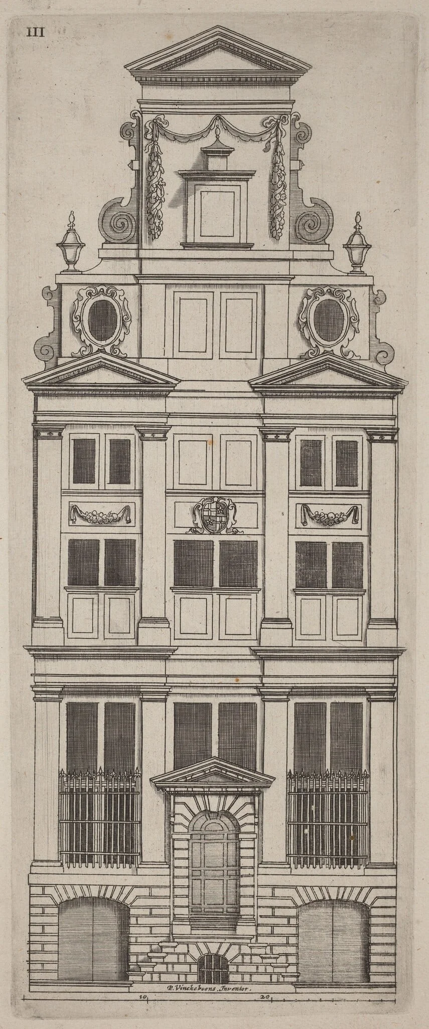 Dutch Facade Elevation: pl. 3, detail