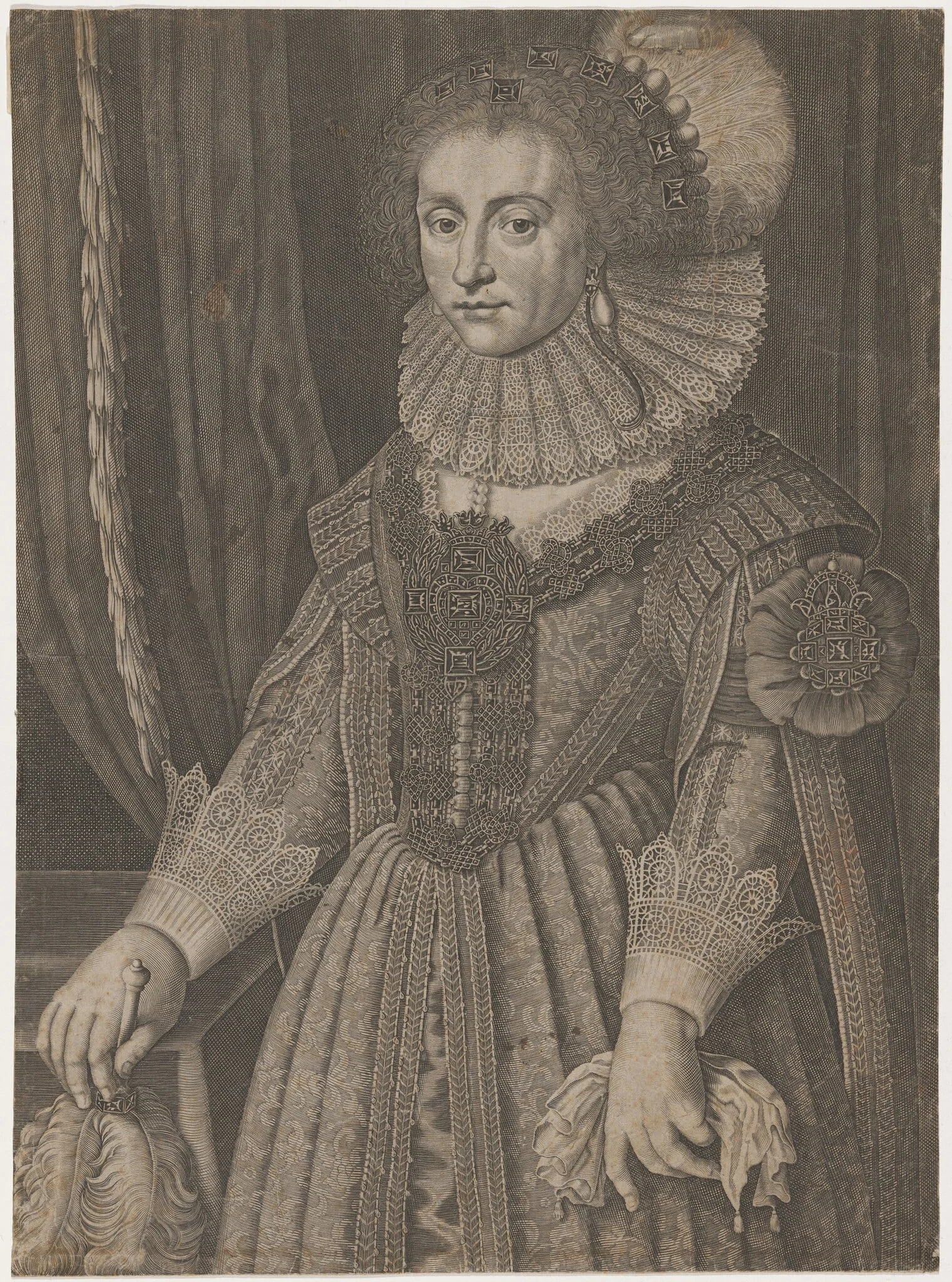 Elizabeth, Queen of Bohemia, detail
