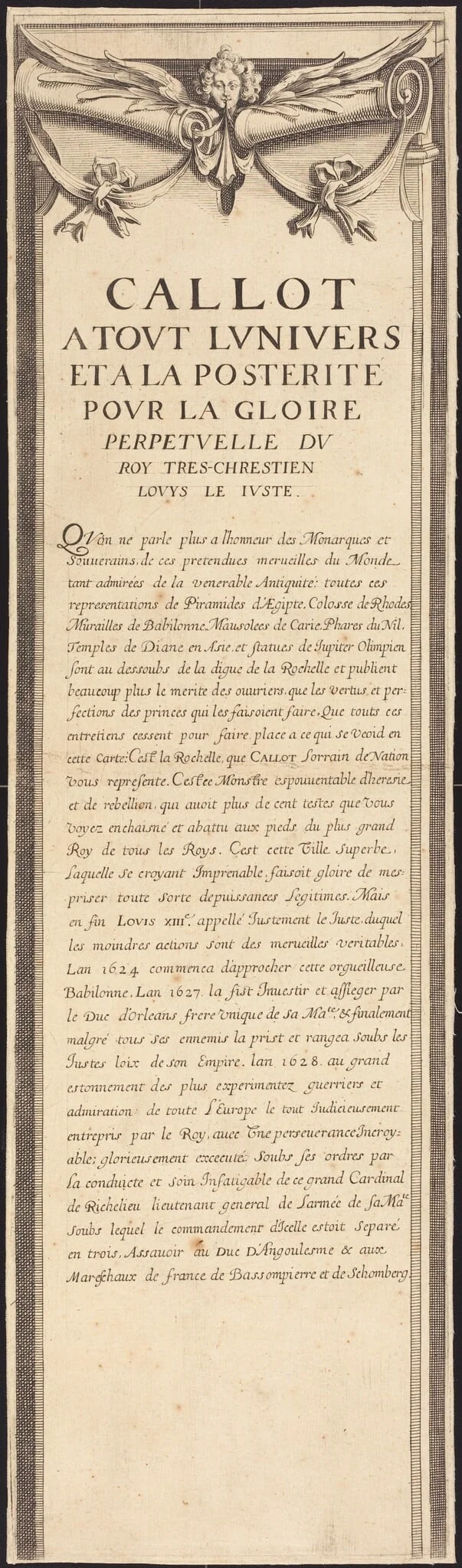 The Siege of La Rochelle [plate 4 of 16; set comprises 1952.8.97-112], detail