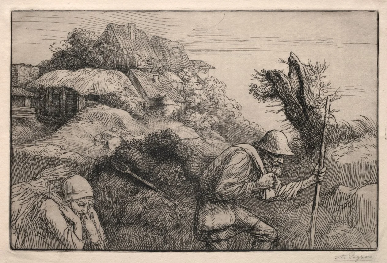 Return from the Woods, detail