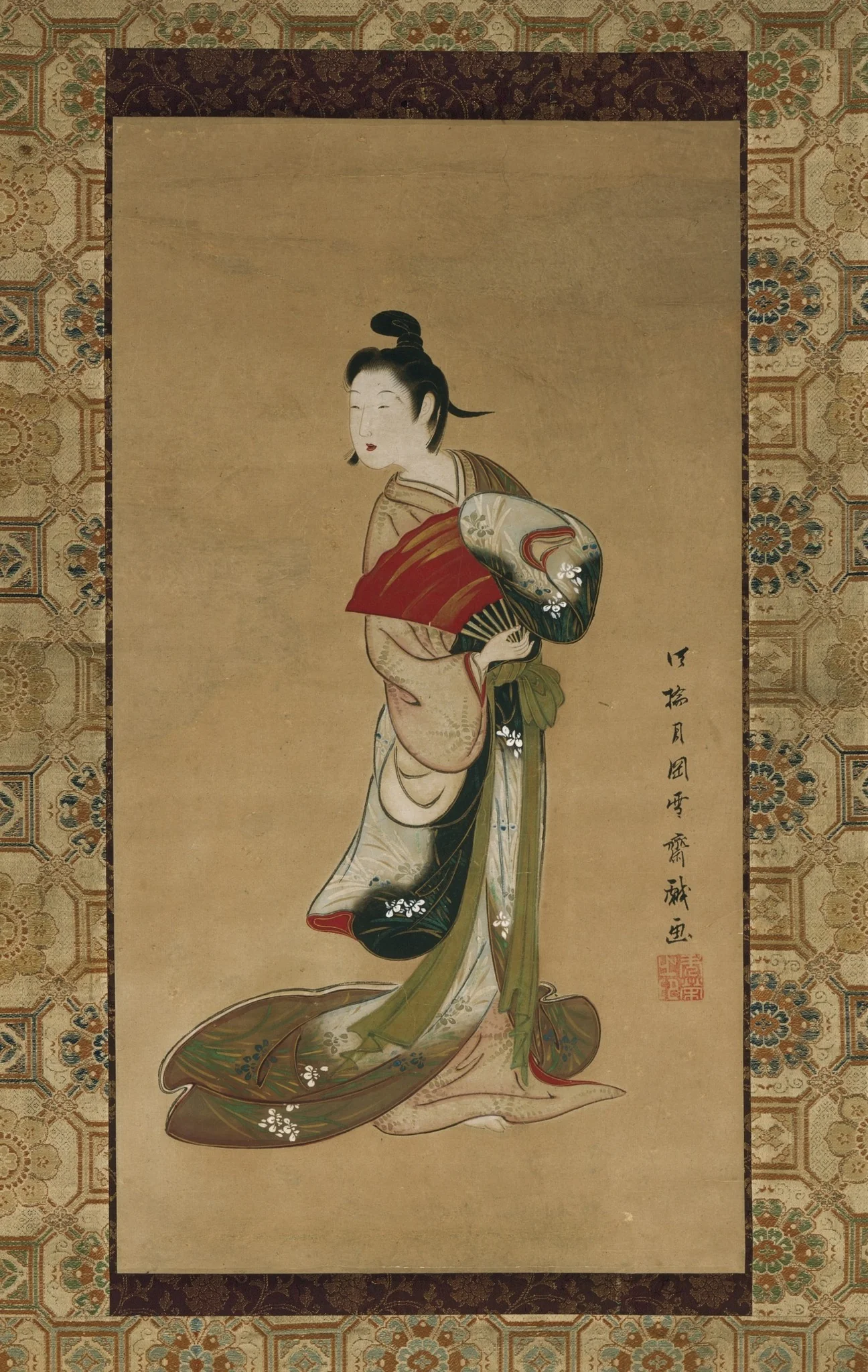 Courtesan, detail