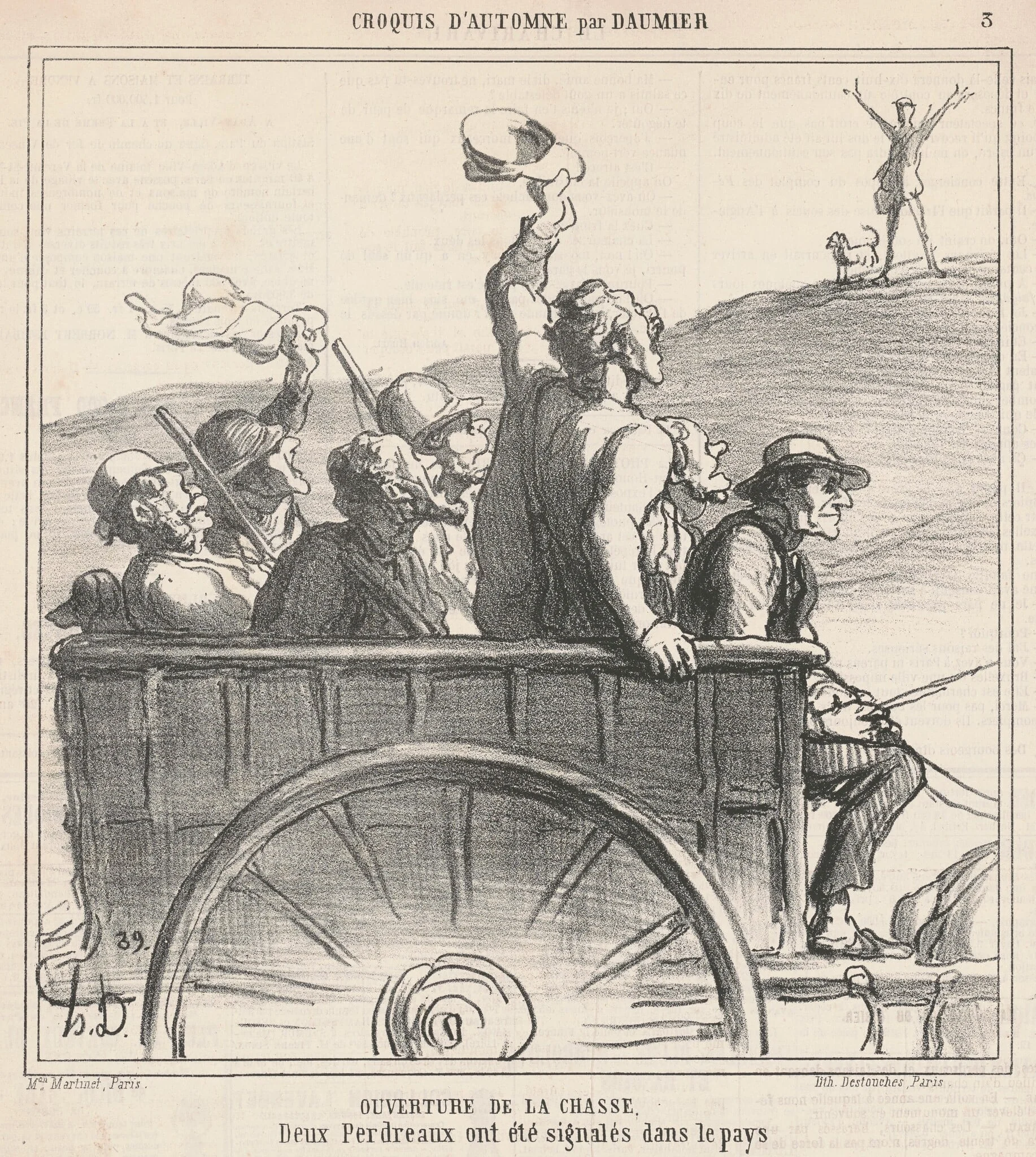 Ouverture de la chasse, detail