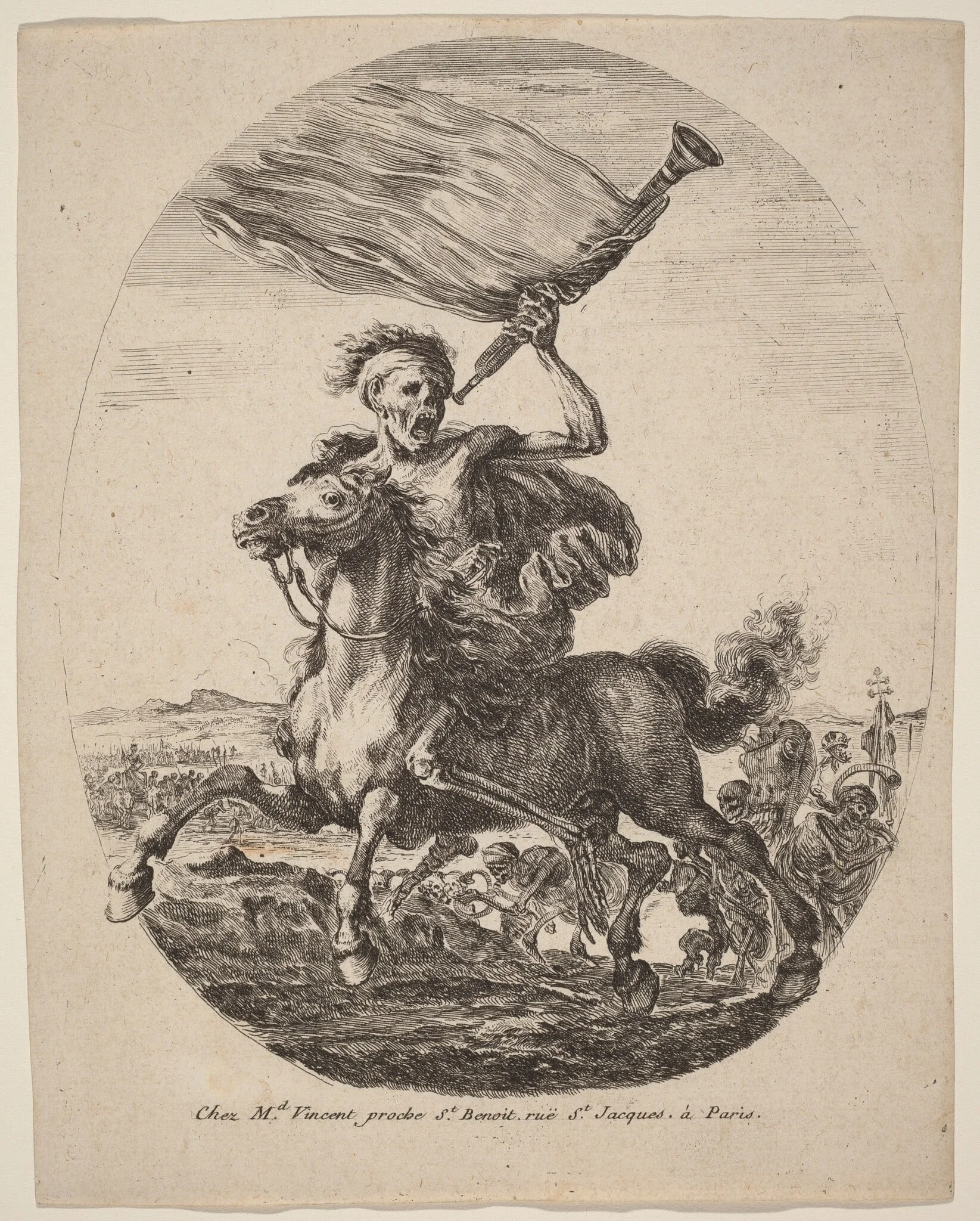 Death on Horseback, detail