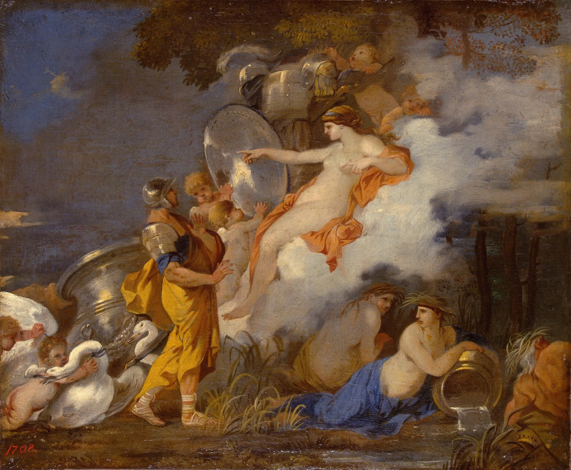 Venus and Aeneas, detail