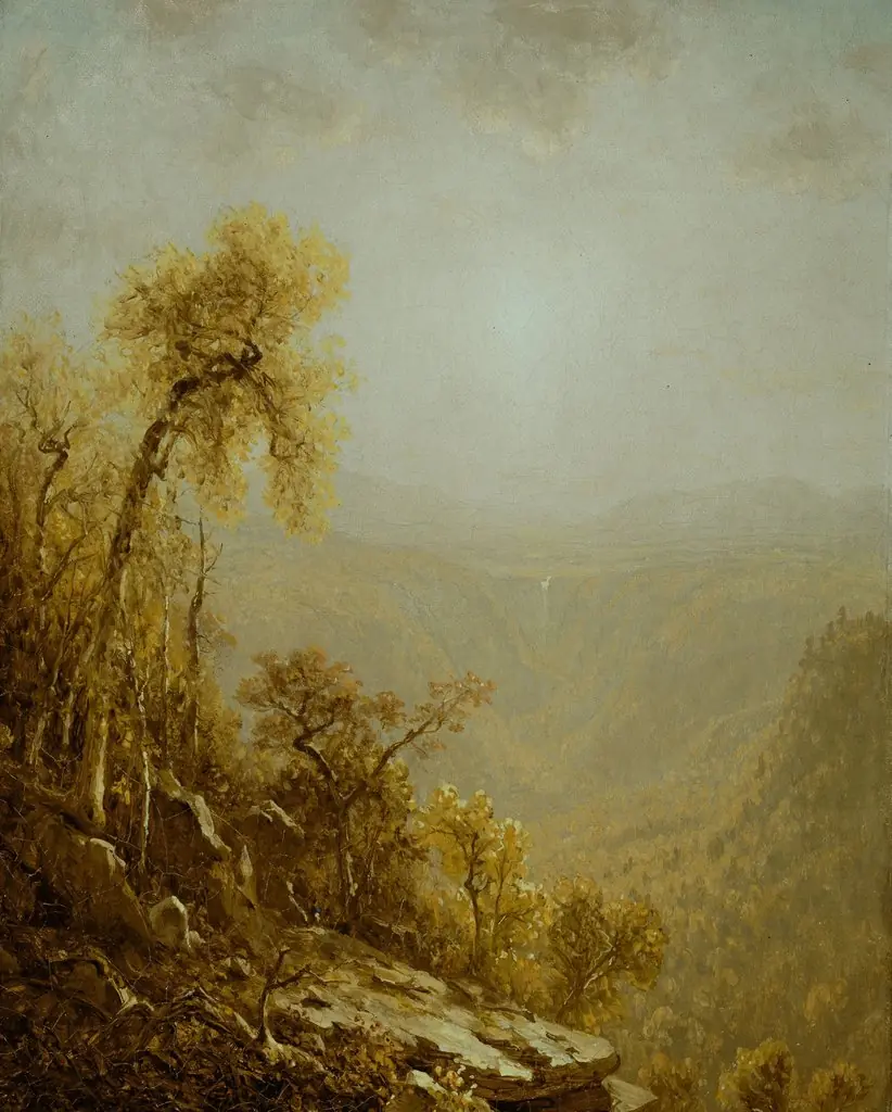 Kauterskill Clove, Catskill Mountains, by Sanford Robinson Gifford, oil