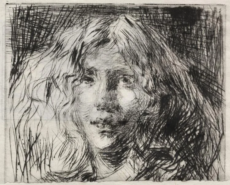 Joanna Hefferman, "La Belle Irlandaise", detail