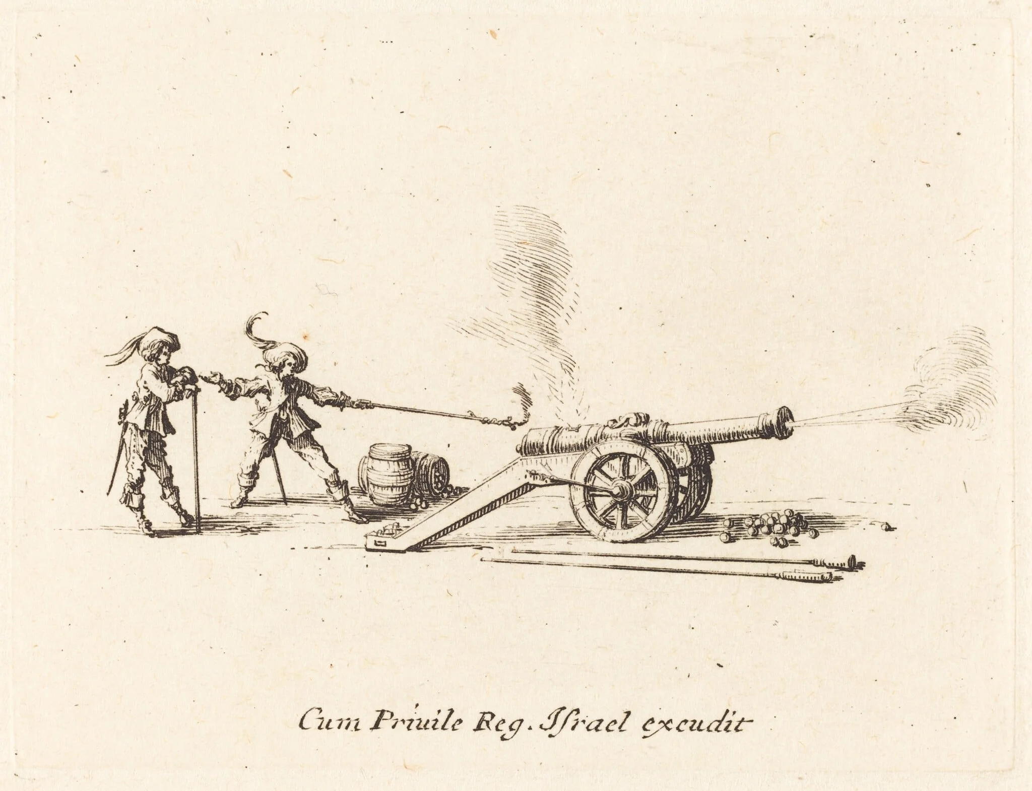Firing the Cannon, detail