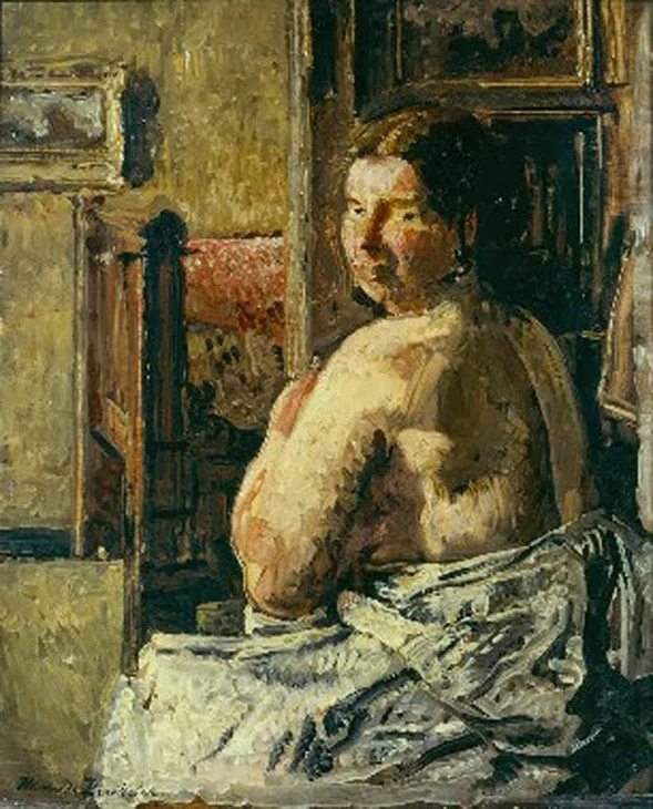 The Woman of the People, detail