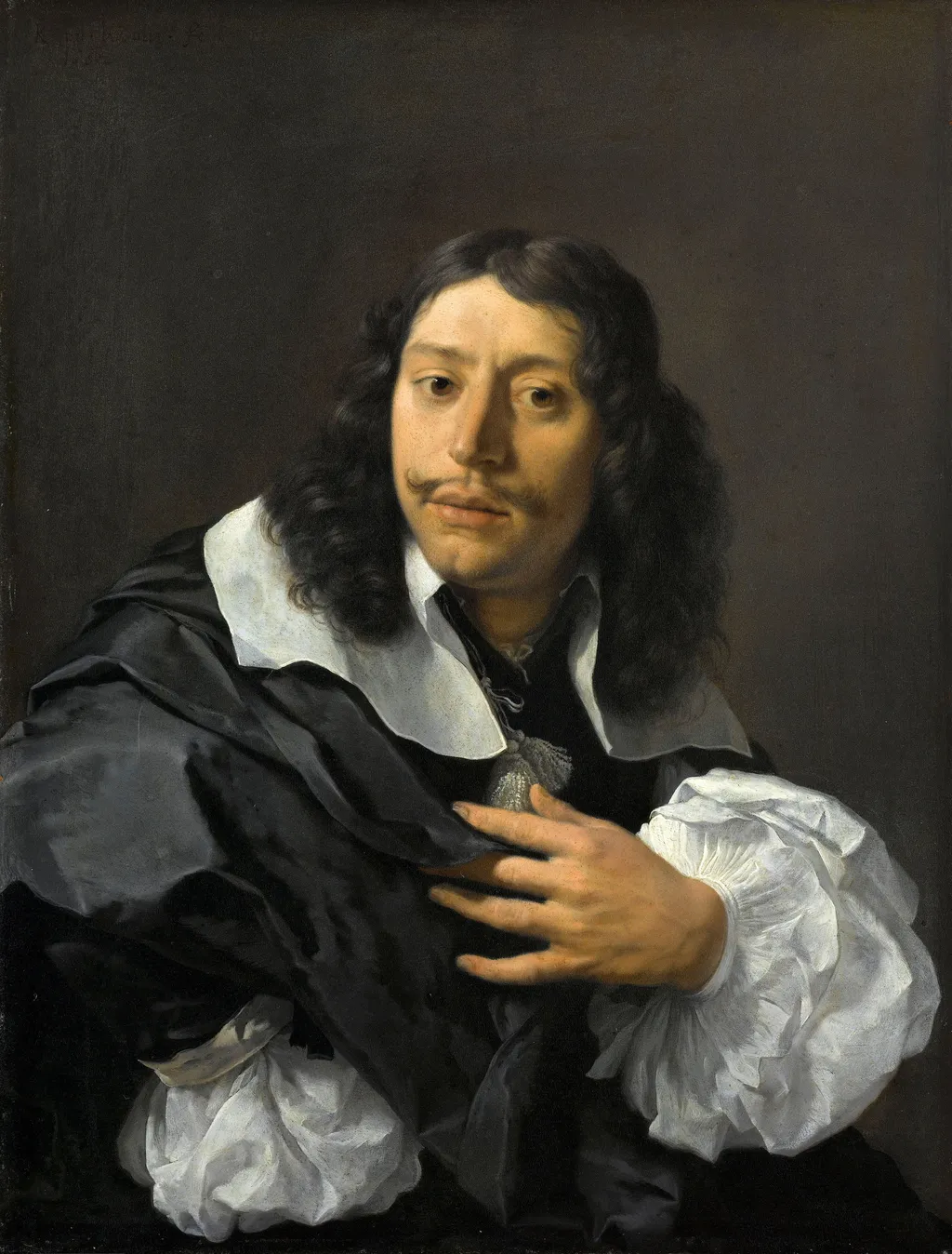 Self-portrait, by Karel Dujardin, oil, 1662