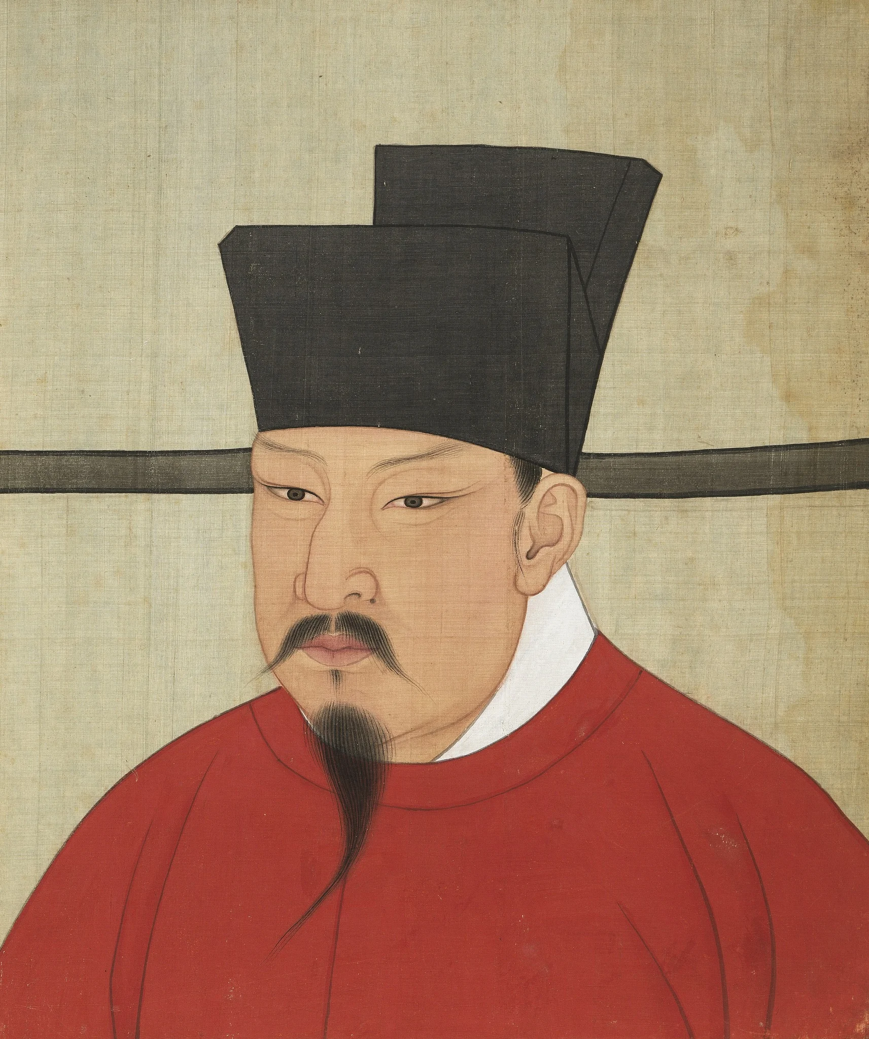 宋代帝半身像册-宋朝神宗皇帝像, detail