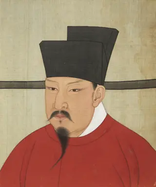宋代帝半身像册-宋朝神宗皇帝像