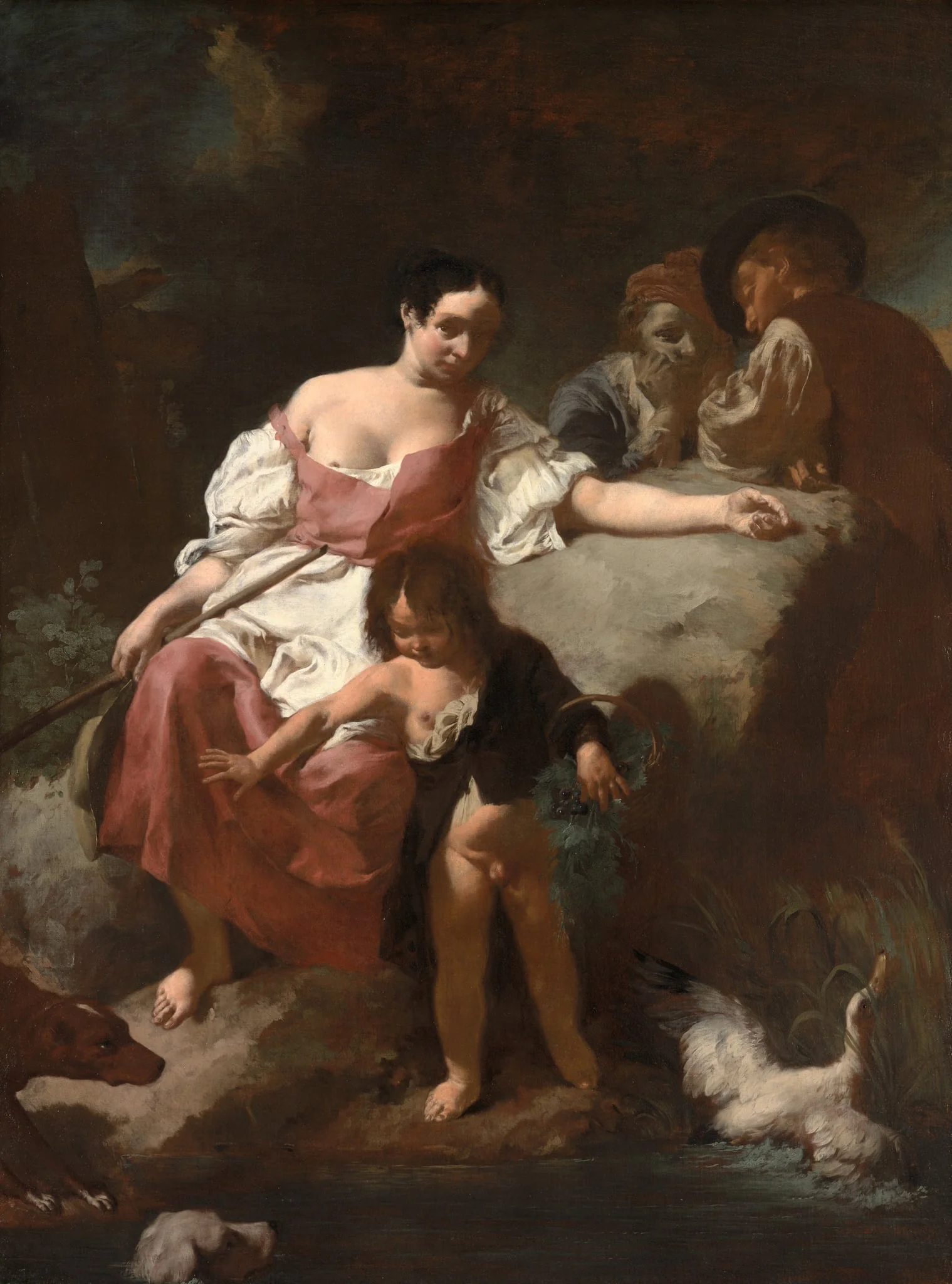 Pastoral Scene, detail