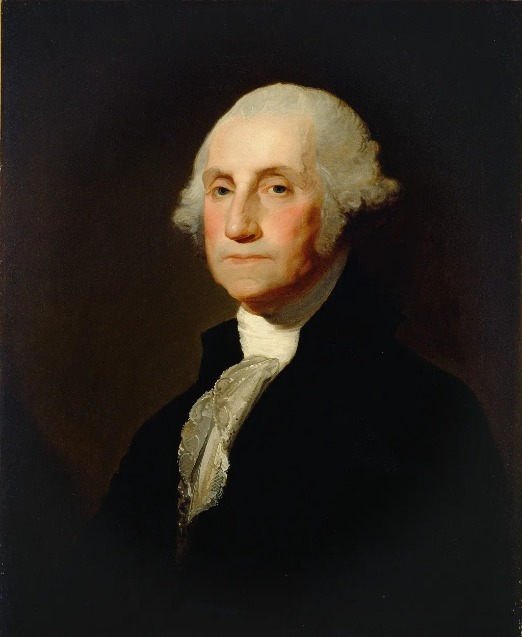 George Washington, by Gilbert Stuart, oil, 1804