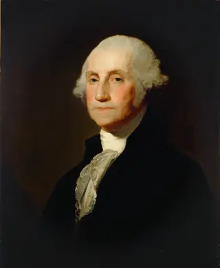 George Washington, by Gilbert Stuart, oil, 1804