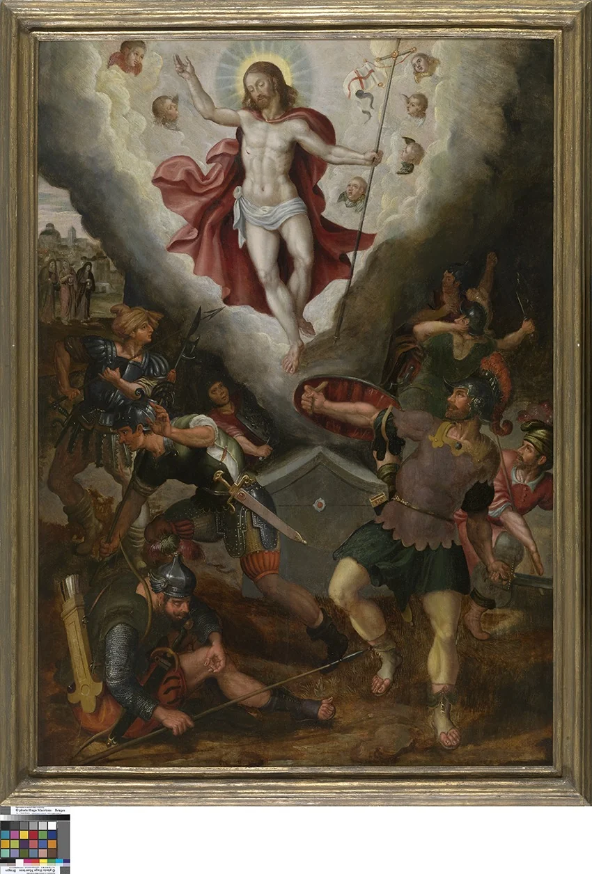 Resurrection of Christ, detail
