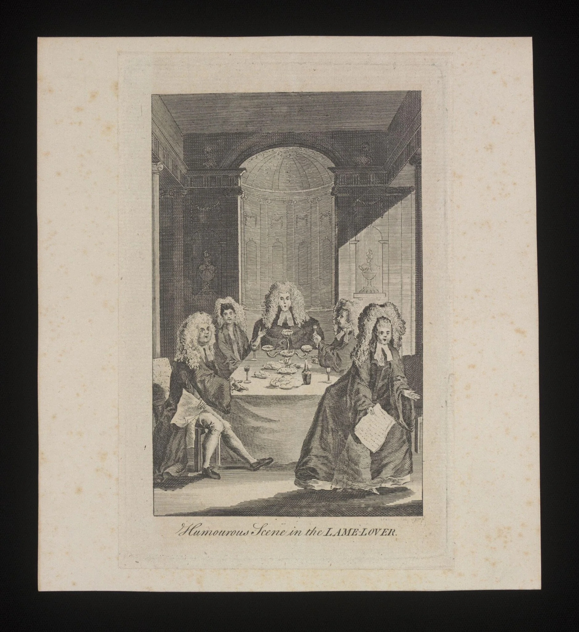 Humourous Scene in the Lame Love, detail