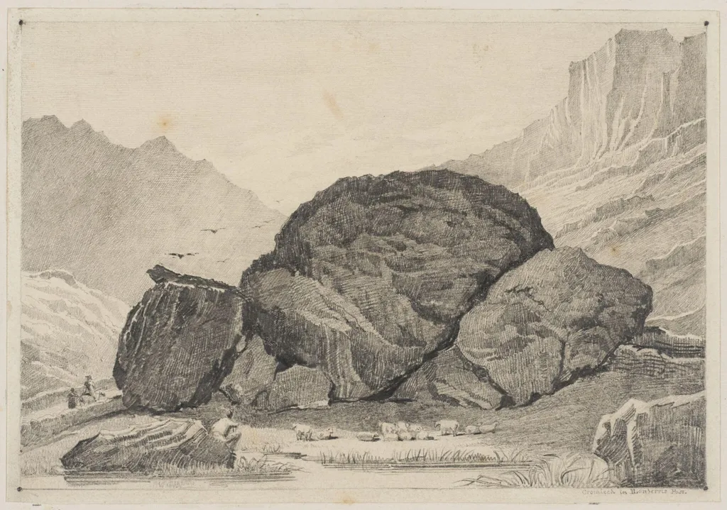 Cromlech, Pass of Llanberis, by Richard Redgrave, 1850