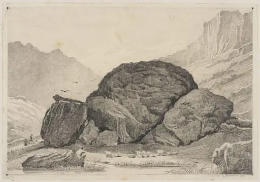Cromlech, Pass of Llanberis, by Richard Redgrave, 1850