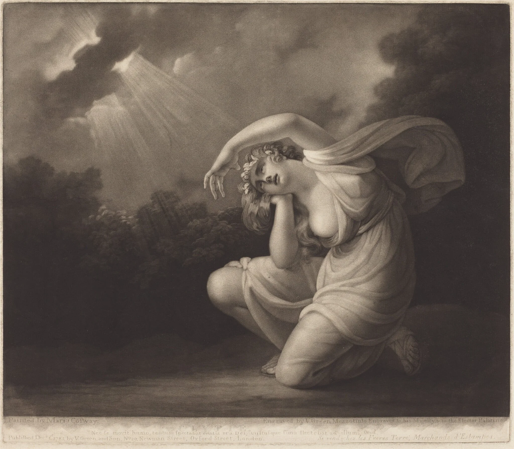 Clytie, detail