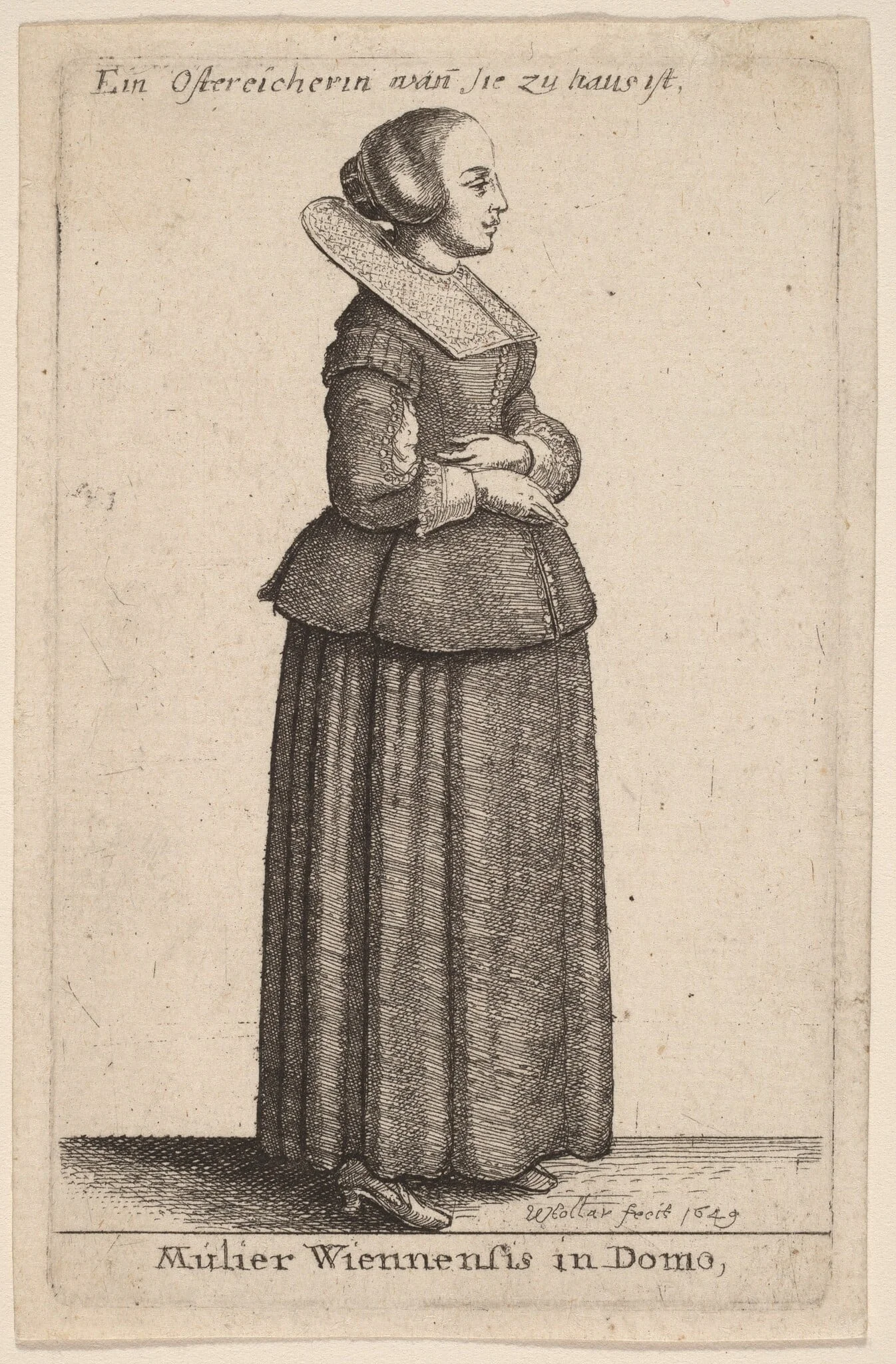 Mulier Wiennensis in Domo, detail