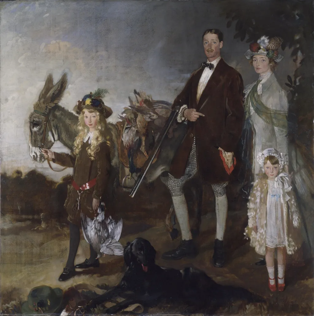 The Vere Foster Family, by William Orpen, oil, 1907